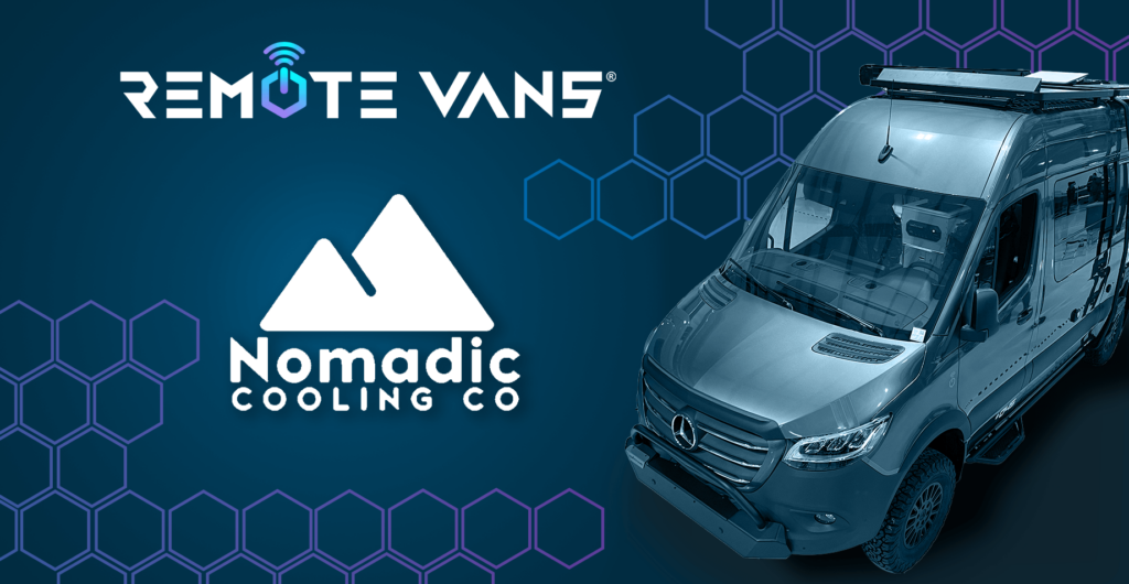 Remote Vans is the First Van Company to use Nomadic Cooling’s X2 48V Air Conditioner.