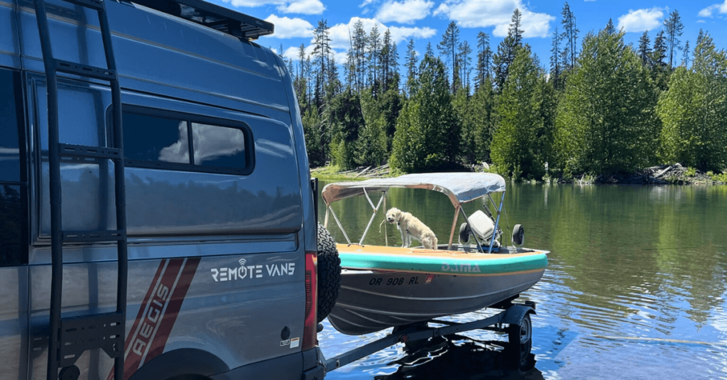Exploring Oregon’s Lakes: A Remote Vans Journey with Micky, Carinn, & Buddy