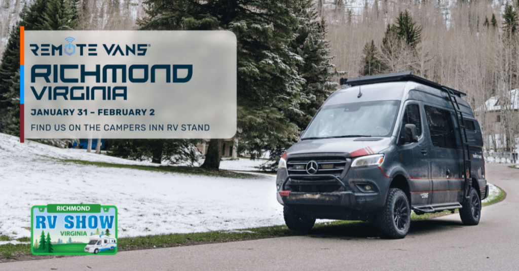 Remote Vans® to Showcase Class B Adventure Vans at the Richmond RV Show.