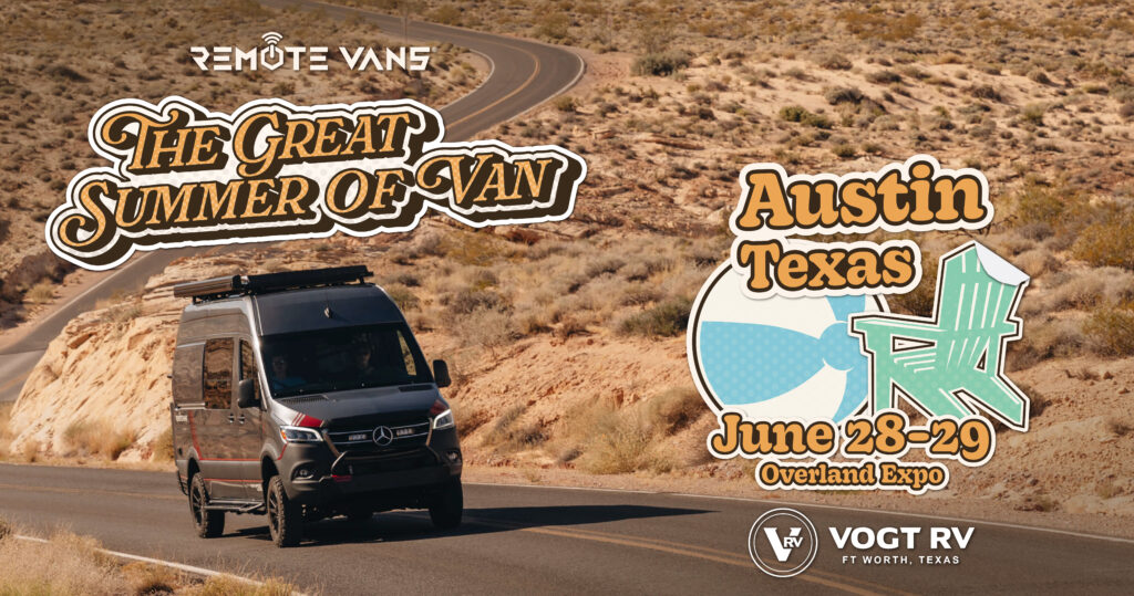 Remote Vans® to head to Austin, Texas for the Lone Star Overland Adventure Show