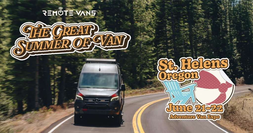 Remote Vans® to Attend the Oregon Adventure Van Expo