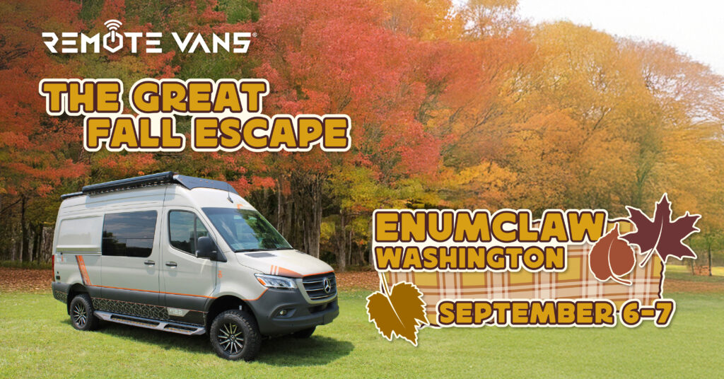 Remote Vans Will Be At The Adventure Van Expo in Enumclaw 