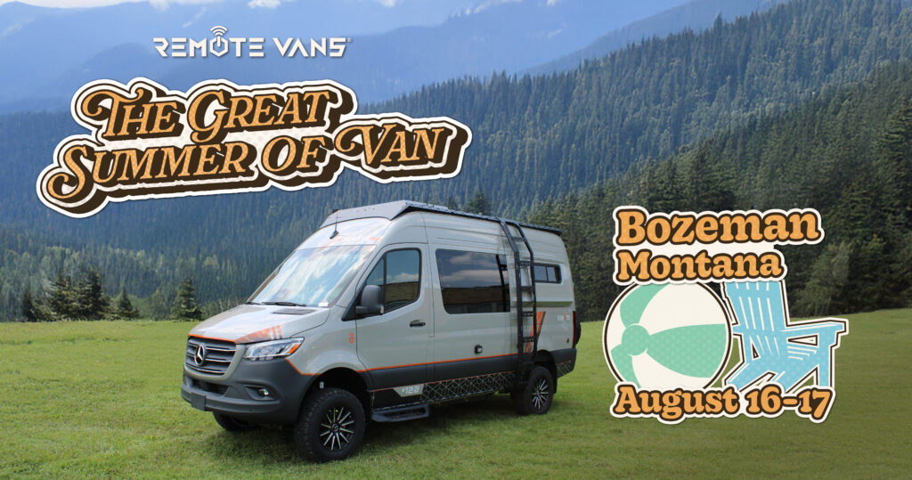 Remote Vans® to Attend the Bozeman, MT Adventure Van Expo