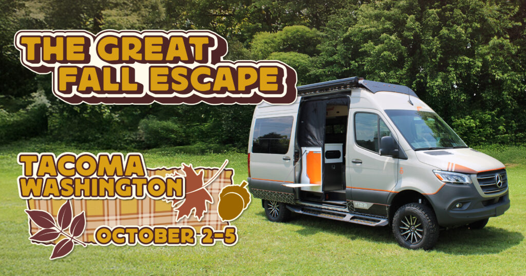 We’re rolling into Tacoma for the Tacoma Fall RV Show!