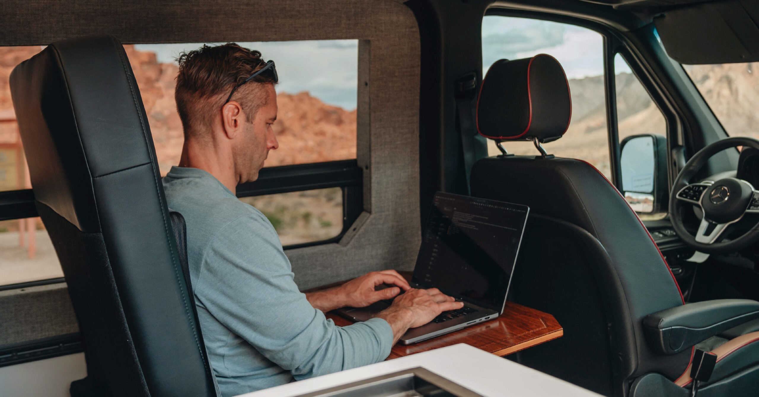 Remote work in a Remote Van