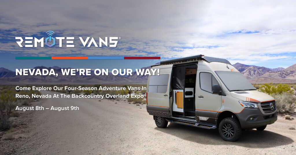 Come See a Remote Van in Person at the Backcountry Offroad Expo  Reno
